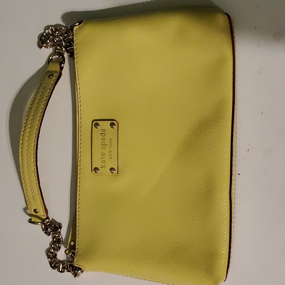 Kate spade yellow 11x6" shoulder bag